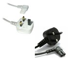 1m,2m,3m,5m,0.5Right Angle Figure 8 Fig of 8 Lead Cable C7 to UK Plug Power Cord