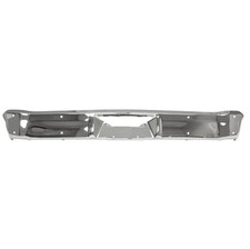 1966-1967 Chevy Ii Nova Rear Bumper Triple Nickel Chrome Rproduction In Stock