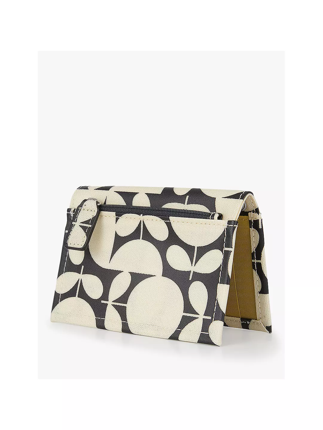 Brand New Orla Kiely Poppin Card Holder Purse Jet Black Patchwork Print eBay