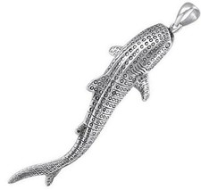 Peter Stone 925 Sillber Surferschmuck Shark Hai 8cm Walhai sanfter Riese Maritim