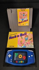 Rock 'n' Ball (Nintendo Entertainment System, 1990) NES CIB COMPLETE