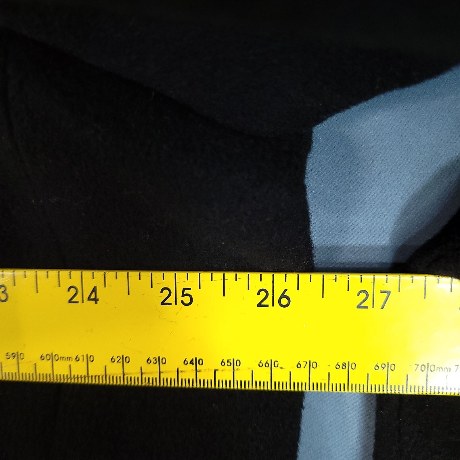 Ralph Lauren Men's Pea Coat Lined Wool Blend Black Actual Size 2X