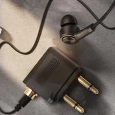 for 3.5mm Plug Jack Socket Converter Airplane Flight Aircraft Headphone Adapter