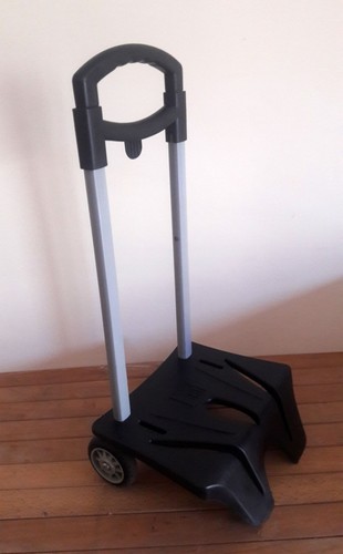 TROLLEY CARRELLO PORTA ZAINO NERO SJGANG - Foto 5 di 6
