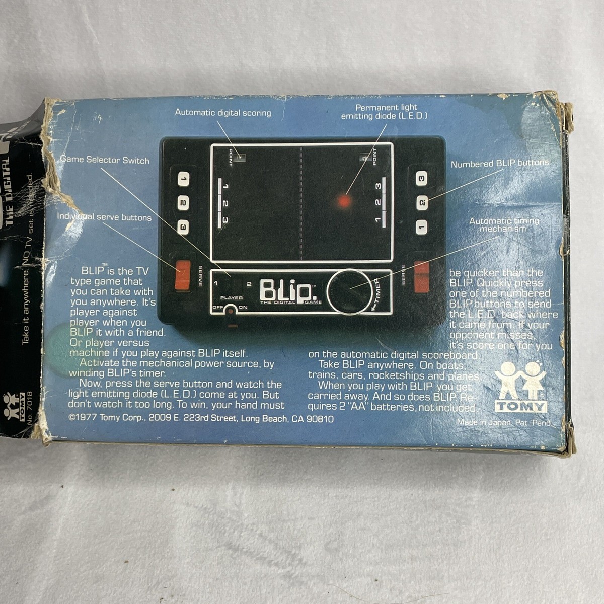 トミーブリップ TOMY Blip The Digital Video Game 7018 Handheld Electronic