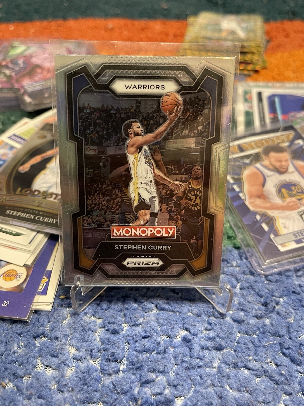 STEPHEN CURRY Silver Prizm 2023-24 Panini Prizm Monopoly Basketball #28
