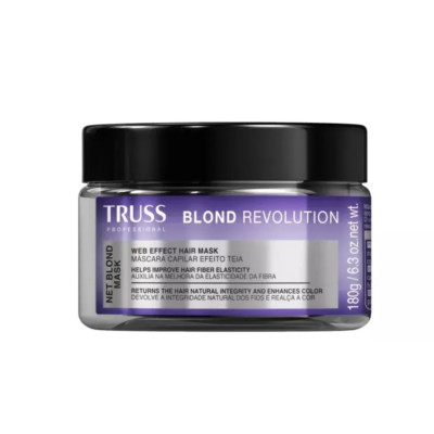 TRUSS Blond Revolution Net Blond Mask 6.35oz - Web Effect Bond Repair for Blonde
