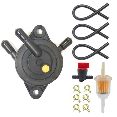  Fuel Pump with Filter and Fuel Valve Fit for Kohler 17HP-25HP Briggs and 