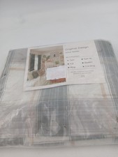 Original Design Duvet Cover Set Twin Gray Plaid 3 Piece Adults Bedding Home