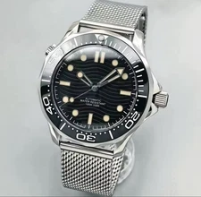 James Bond 007  BLACK SMP SEA W/AUTOMATIC NH35  NTTD NO TIME TO DIE DIVE WATCH