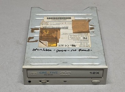 Creative PC-DVD 12X IDE DVD-ROM Drive Model DVD1242E Vintage August 2000