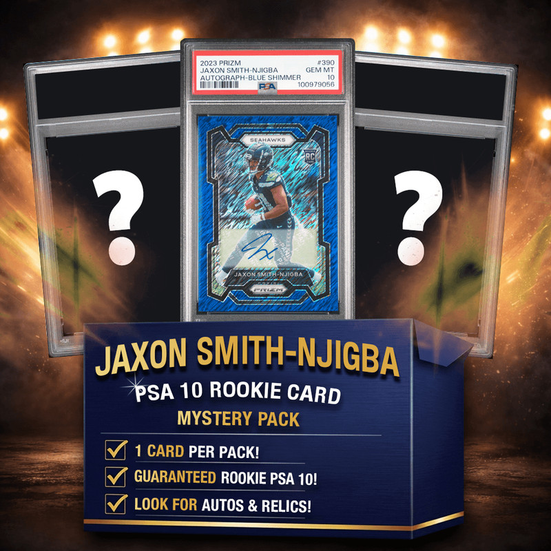 Jaxon Smith-Njigba PSA 10 Graded Rookie Football Card Mystery Box