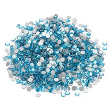 SS12/1440Pcs Glass Diamante Rhinestone, Man Made Gems, Blue