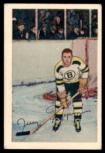 Jerry Toppazzini #73 1952 Parkhurst card