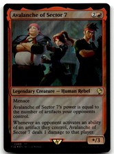 Avalanche of Sector 7 (Surge Foil) #53 (LP) Final Fantasy FIC Magic MTG