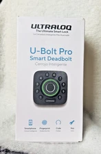 Ultraloq UBOLT-PRO-UB01 Bluetooth Enabled Fingerprint &Keypad Smart Deadbolt NIB