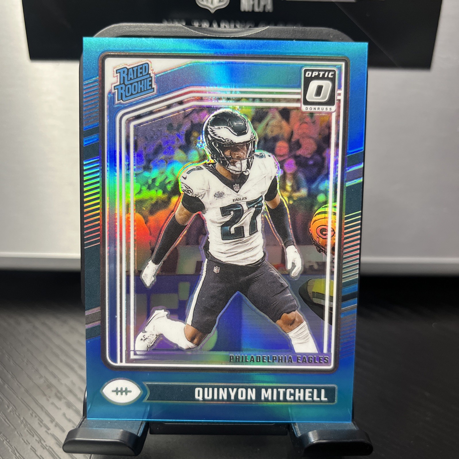2024 Panini Donruss Optic - Rated Rookie Quinyon Mitchell #282 Aqua Prizm /299 