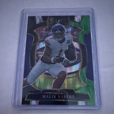 Panini 2025 Select Prizm Concourse Malik Nabers #94 Giants Football Card