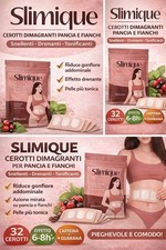 Slimique Cerotti Dimagranti 32pz per Pancia e Fianchi con Guaranà.