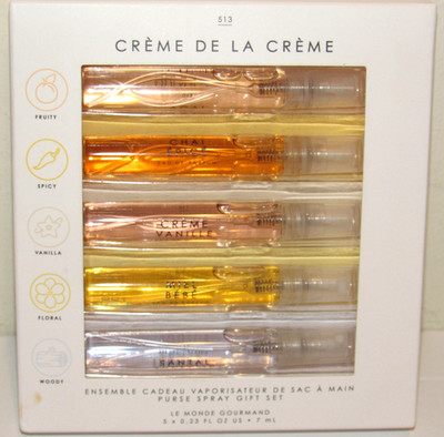 Le Monde Gourmand Creme de la Creme 5 Travel Size Set Miel Bebe Santal Vanille +