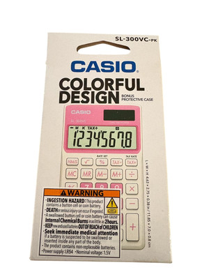 Sealed Box Casio SL-300VC-PK - Pink Bonus Protective Case