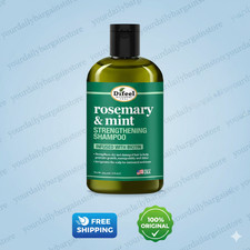 Difeel Rosemary and Mint Hair Strengthening Shampoo with Biotin 12 oz.
