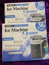 2X USKICH Ice Machine Cleaner Descaler 36 Tablets Ice Maker Cleaner Compatible