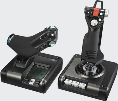 Logitech X52 Professional HOTAS Flight Joystick Throttle PC Simulator Tested