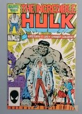 Incredible Hulk #324 VF/NM Return of the Grey Hulk, Marvel Comics, 1986 JR1