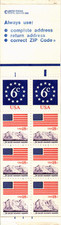 US 1981 booklet 18c x 6 Yvert C1314 Flag MNH VF