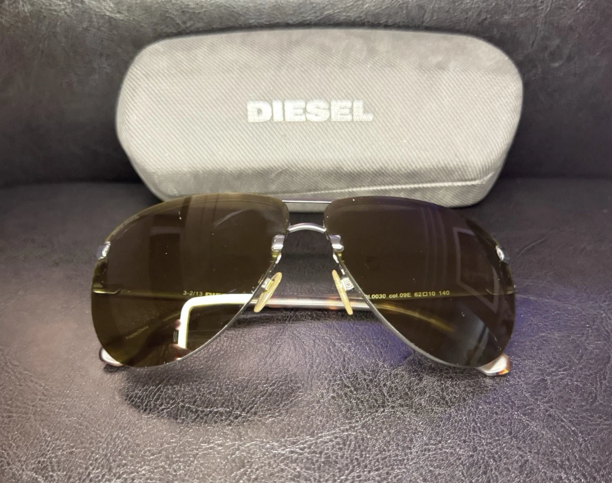 Diesel Men Silver Sunglasses for Men for sale | eBay