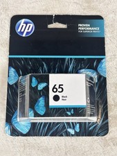 HP 65 Black Original Ink Cartridge N9K02AN Factory Sealed Exp Aug 2022