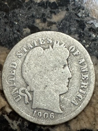 1906-s Barber Dime, Better Date, 99c Shipping Offer
