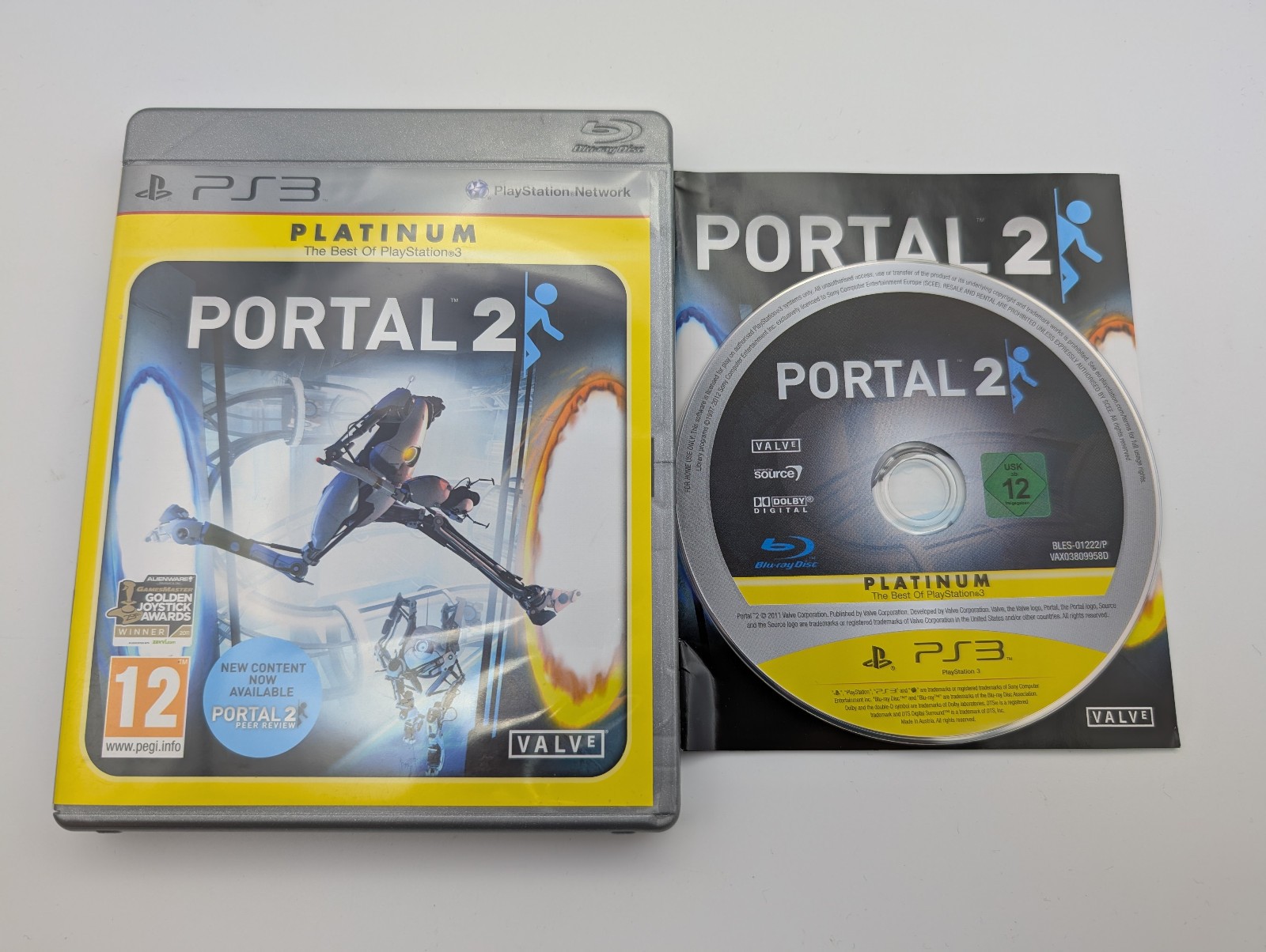Portal 2 - PS3 Game - Platinum: The Best of PlayStation 3 - Free, Fast P&P!