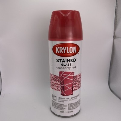 Krylon Stained Glass Cranberry Red Spray Paint (1 bottle)