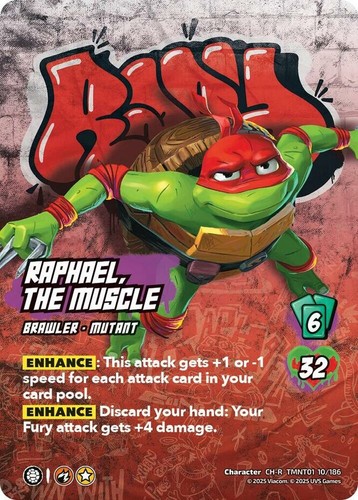 4X-Raphael, the Muscle-TMNT01-Teenage Mutant Ninja Turtles-Universus