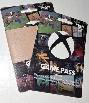 Xbox Game Pass Cards ORIGINAL WRAP Non-redeemable Halo Fallout Collectible 2024