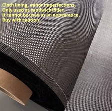 3K 200gsm Real Carbon Fiber Cloth Fabric High strength For Filling W:39" L:390"