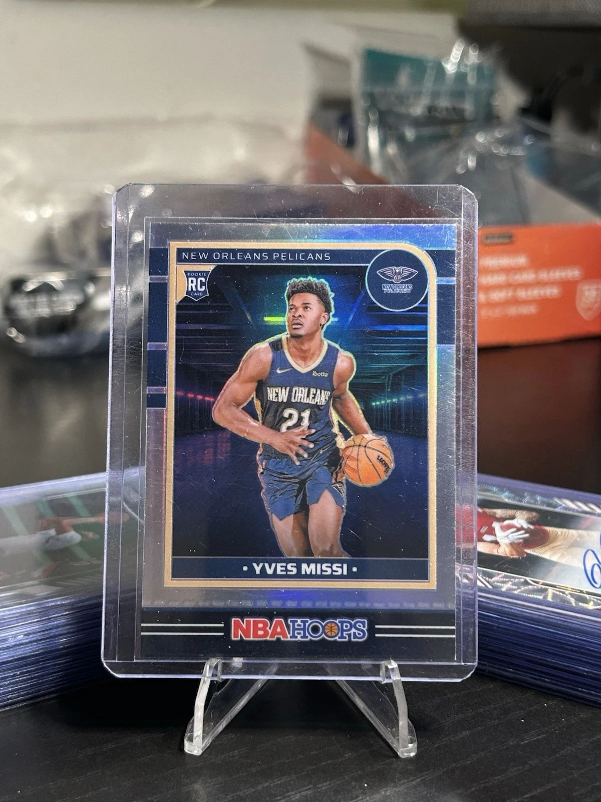 2024-25 Panini NBA Hoops 251 RC Yves Missi Silver Prizms Premium