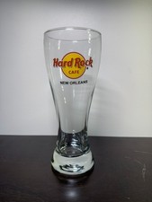 Hard Rock Cafe New Orleans Collectible 22 oz Pilsner Glass, EUC