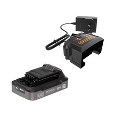 Starter kit Batterie 18V 2Ah + Chargeur 1A - BLACK&DECKER - BDL2018S1B-QW