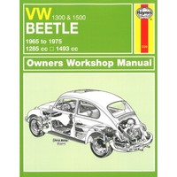 Vw 1300 1500 Beetle 1965-1975 1285Cc 1493Cc KäFer Workshop Manual Haynes