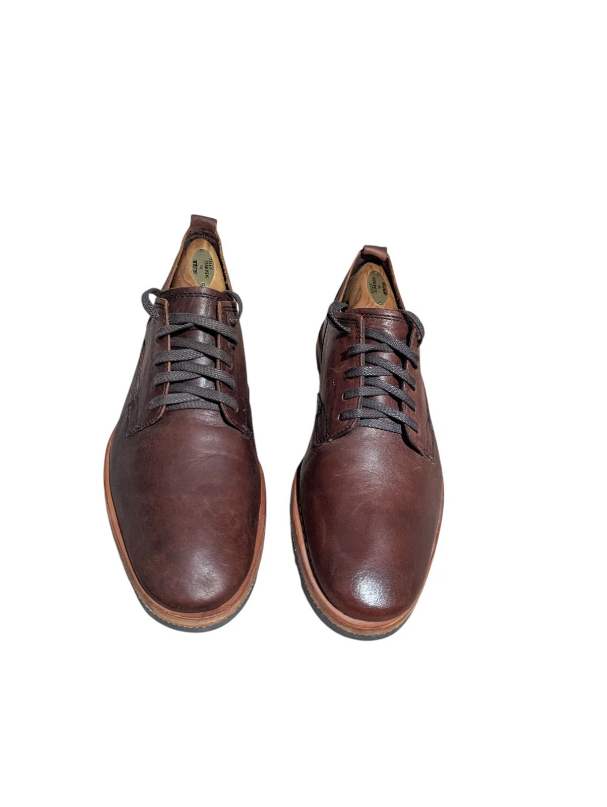 TIMBERLAND TIMBERLAN BOOT COMPANY'Oxford da uomo in pelle marrone punta liscia taglia US 9 D