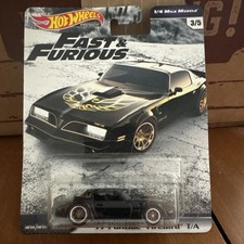 Hotwheels 77 Pontiac Firebird T/A Fast&furious Real Riders  Are Doesn’t Lay Flat