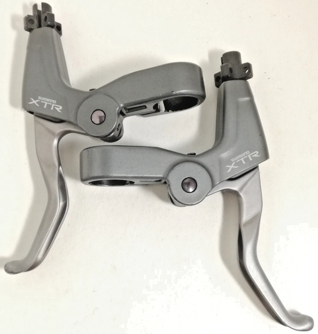 Paire De Leviers De Frein Shimano EXAGE Pour VTT/MTB - Noir - Occasion