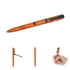 Olight O'Pen 3 Multifunctional Pen Light with 120 Lumens & Green Laser Orange