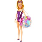 Barbie BEACH BAG w/SWIMSUIT & 4 ACCESSORIES ~ New in Box — photo 2