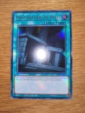 Yugioh Preparation of Rites RA02-EN056 Ultra Rare English 1st Edition