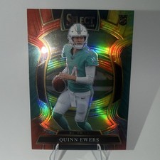 2025 Panini Select Quinn Ewers Tie-Dye Prizm RC 19/25 Concourse Rookie Dolphins 