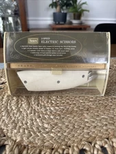 Sears Best Electric Sewing Scissors 2-Speed Green Vintage NOS 25-2199
